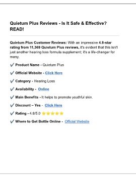 QuietumPlus Review - Is It Safe & Effective? READ!