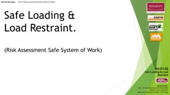 Mountain Transport - Safe loading and Load Restraint