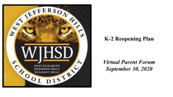 WJHSD K-2 Reopening Plan