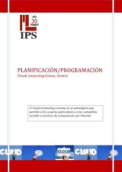 PLANIFICACIÓN/PROGRAMACIÓN