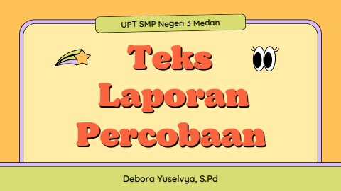 Teks Laporan Percobaan