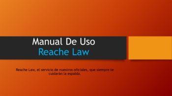 Manual De Uso Reache Law Dylan D'vries