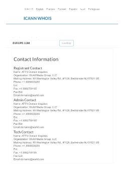 _ ICANN WHOIS