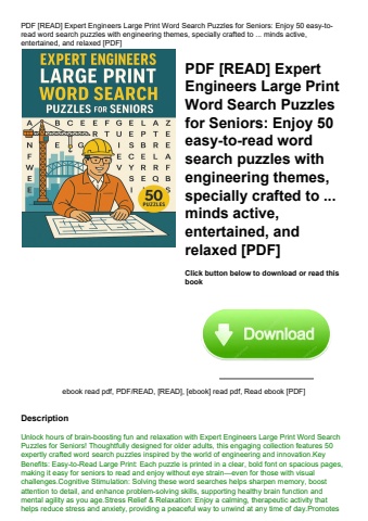 pdf [read] expert engineers large print word search puzzles for seniors enjoy 50 easy-to-read word s