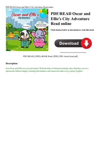 pdfread oscar and ellie's city adventure read online