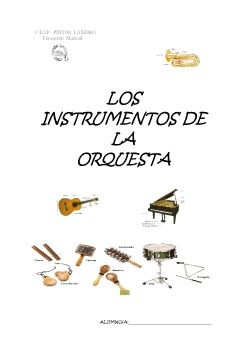 Los instrumentos de la orquesta