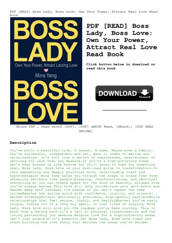 pdf [read] boss lady  boss love own your power  attract real love read book