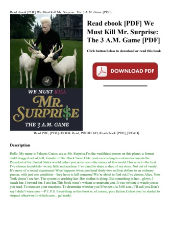 read ebook [pdf] we must kill mr