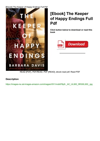 [ebook] the keeper of happy endings full pdf