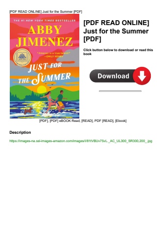 [pdf read online] just for the summer [pdf]