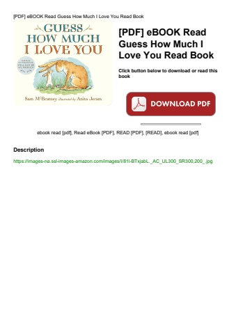 [pdf] ebook read guess how much i love you read book