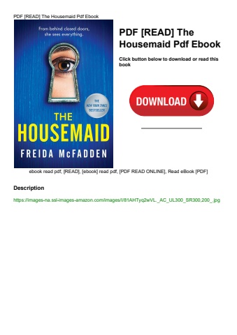 pdf [read] the housemaid pdf ebook