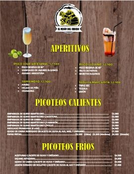 MENU EL MESÓN DEL CHECHO