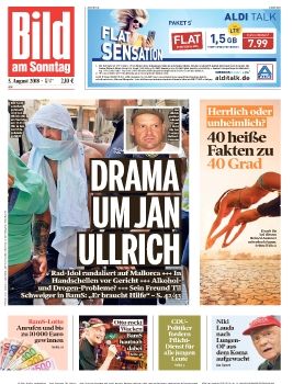 Bild am Sonntag (+05. August 2018)