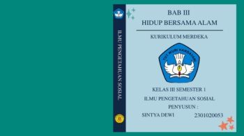 Hijau Kertas Binder Lucu Tugas Presentasi