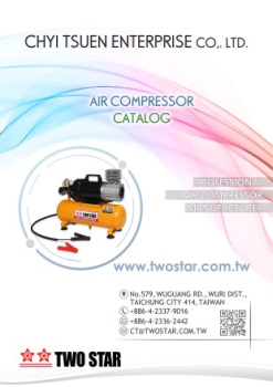 TWOSTAR 2020 AIR COMPRESSOR CATALOG