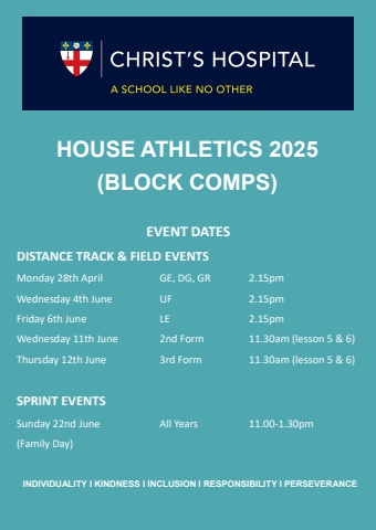 House Athletics Student Booklet 2025