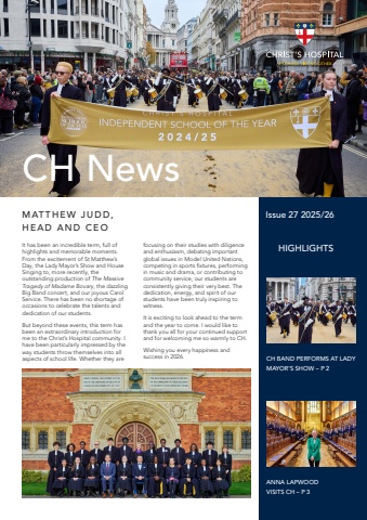 CH Newsletter Michaelmas 2025
