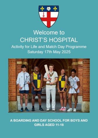 Match Day Programme Saturday 17th May 2025