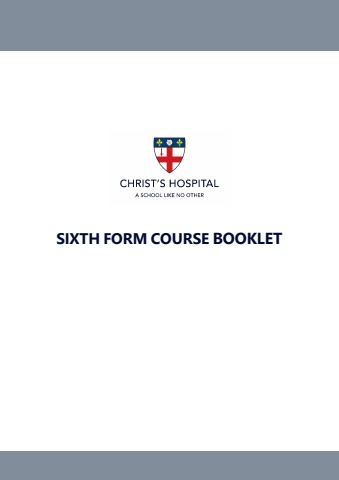 Sixth Form Course Booklet 2025