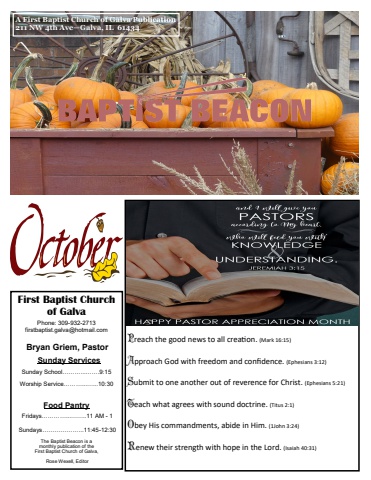 October 2025 newsletter