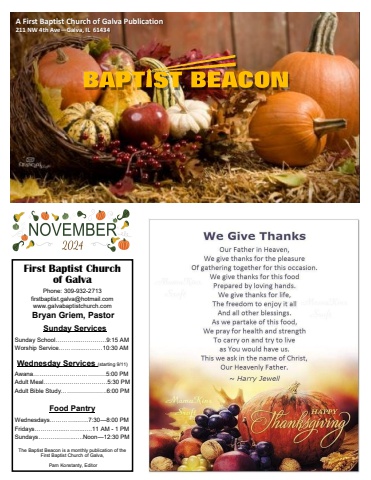 November 2024 Newsletter