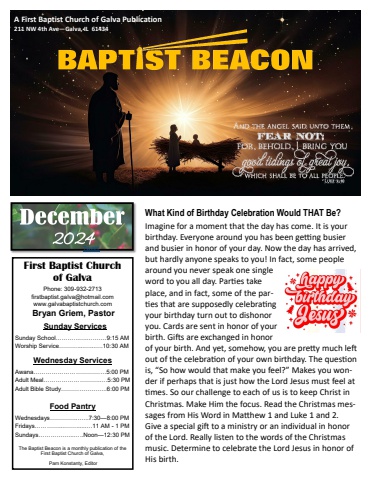 December 2024 Newsletter