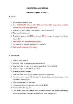 PERSYARATAN ADMINISTRASI