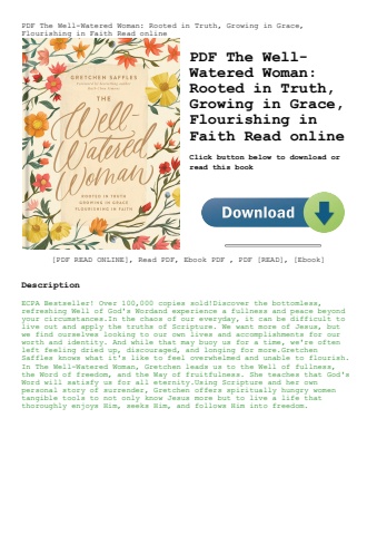 pdf the well-watered woman rooted in truth  growing in grace  flourishing in faith read online