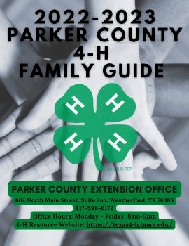 2022-2023 Parker Co. 4-H Family Guide