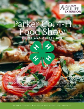 2020 Parker Co. 4-H Food Show Rules and Guidelines 