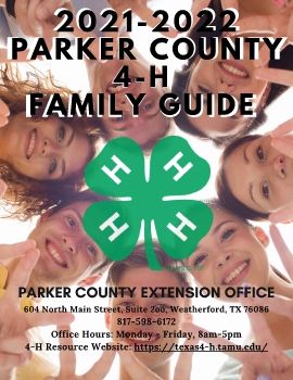 2021-2022 Parker Co. 4-H Family Guide