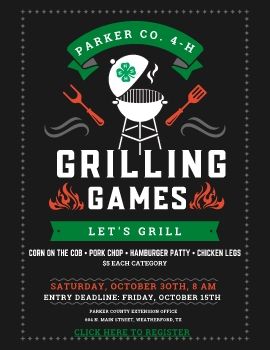 Parker Co. 4-H Grilling Games Rules and Guidelines