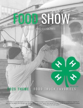 25-26 Parker Co. 4-H Food Show guidelines 