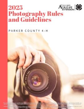 24-25 Parker Co. 4-H Photography Rules and Guidelines