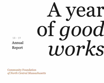 Community Foundation 2019 Annual Report