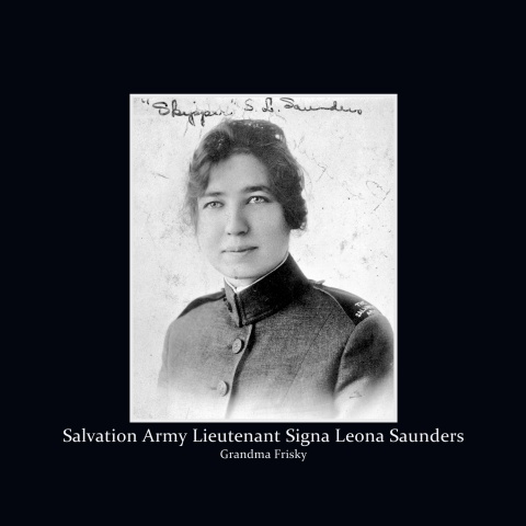 Salvation Army Lieutenant Signa Leona Saunders Grandma Frisky