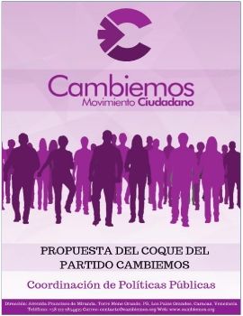 Propuesta del coque del partido CAMBIEMOS