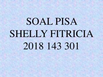 SOAL PISA KONTEKS COVID-19