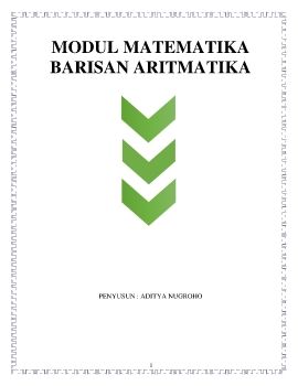 MODUL BARISAN DAN DERET ARITMETIKA