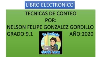 Tecnicas de conteo por Nelson F. Gonzalez G