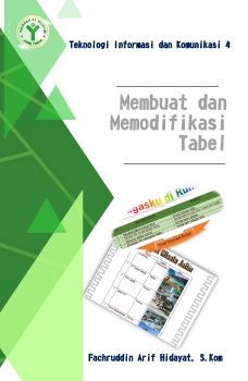 E Modul MEMBUAT TABEL