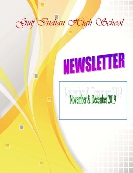 NEWSLETTER FOR NOVEMBER AND DECEMBER 2019