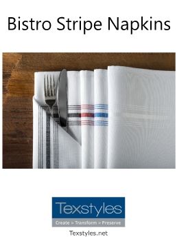 Texstyles Bistro Napkin Swatches 2018