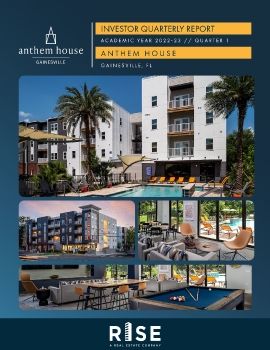 Anthem House Investor Report Q1 22-23