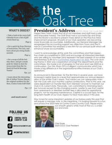 The Oak Tree, January 2023