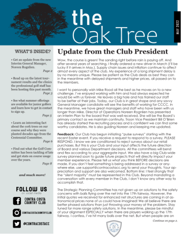 The Oak Tree -- May 2022