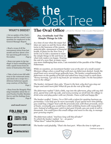 The Oak Tree -- November 2021