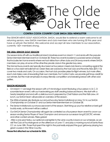 SMGA Olde Oak Tree 2026