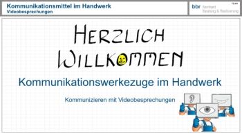 Kommunikation im Handwerk Folien